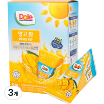 돌 망고 팝 주스, 62ml, 24개