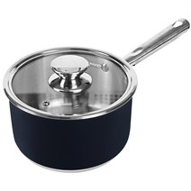 퀸센스 IH 인덕션겸용 알토 편수 라면 1인냄비, 18cm, 블랙