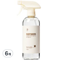 살림백서 베이비 앤 키즈 토이클리너, 6개, 500ml