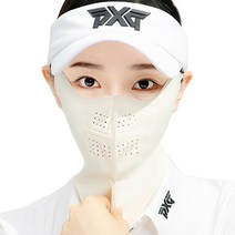모델로화장품 여성용 피부과 개발 모델로 자외선차단 골프 자전거 등산 마스크, 아이보리