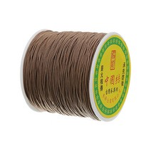 나일론 매듭실 실팔찌 만들기 0.8mm, Camel, 90m