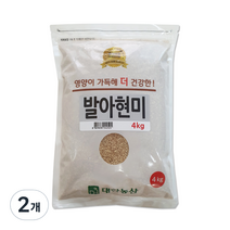 대한농산 발아현미, 4kg, 2개