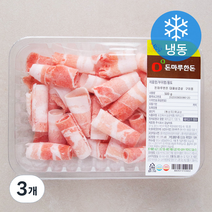 돈마루한돈 대패 삼겹살 구이용 (냉동), 500g, 3개