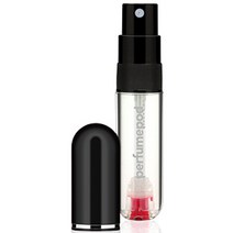 트라발로 퍼퓸팟 퓨어 펌핑식 충전 휴대용 향수공병 5ml, 1개, 블랙