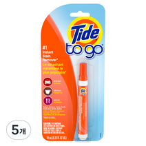 타이드 투고 휴대용 얼룩제거 펜, 10ml, 5개