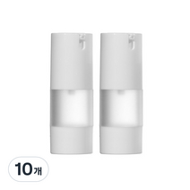 반투명 코팅 진공 에센스 용기 15ml, 10개