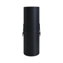 피카소 프리미엄 레더 원통 브러쉬 케이스, 블랙, 1개