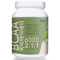 올라 BCAA 6000 청사과 파우더, 500g, 1개
