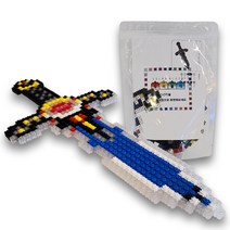 브릭월드 컬러블럭 야광검 디폼 블럭, 혼합색상