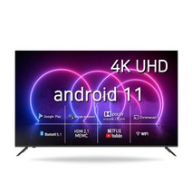 시티브 4K UHD 구글 스마트 HDR TV, 138cm(55인치), Z5505GSMT, 벽걸이형, 방문설치