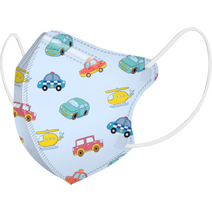 러블리앙즈 유아용 프리미엄 4겹 3D 마스크 새부리형 소형, 10개입, 3개, F10붕붕이 (4~8세)