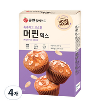 큐원 머핀 믹스, 300g, 4개