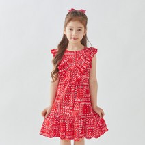올리반 여아용 썸머 페이즐리 원피스