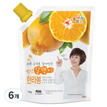 꽃샘 별난 알맹이 한라봉 1kg, 6개