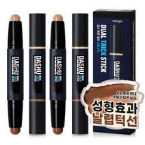 다슈 맨즈 듀얼 트릭 스틱 3.4g, 혼합색상, 2개