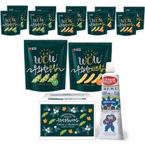 우와한 콩칩 42g x 6p + 우와한 치즈칩 42g x 6p + 크렘드마롱 밤잼 세트, 1박스