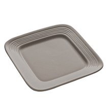 김성훈도자기 사각접시, 머드그레이, 1개