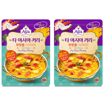 티아시아키친 푸팟퐁 커리 분말, 100g, 2개