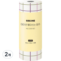 기본에 여러 번 빨아쓰는 행주 35매 샹그리아 체크, 2개, 35개입