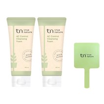 티엔 시저 AC 클렌징폼 100ml x 2p + 손거울, 1세트