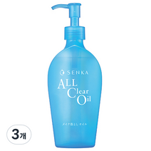 센카 올 클리어 오일, 230ml, 3개