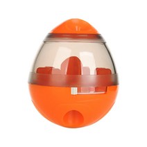 세이코코아 강아지 노즈워크 장난감 펫간식볼 10 x 11.7cm, 오렌지, 1개