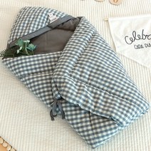 화모베이비 클래식 체크 겉싸개 겨울용