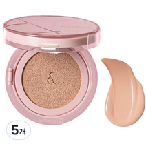 롬앤 블룸 인 커버핏 쿠션 파운데이션 15g, 19 퓨어, 5개
