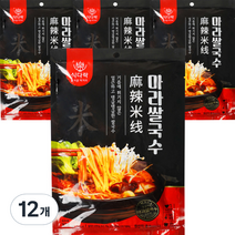 식다락 마라 2인분 쌀국수, 336g, 12개