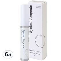크리스탈클라우드 속눈썹 영양제 아이래쉬 세럼 앰플, 10ml, 6개