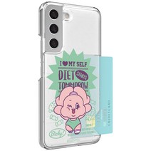 아이컬러즈 저스트포유 빅키 반투명 슬림카드 휴대폰 케이스