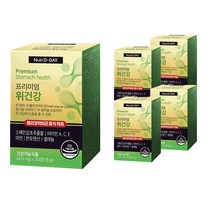 뉴트리디데이 프리미엄 위건강 헬리코박터 억제 영양제, 30정, 5박스