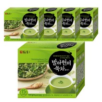 담터 발아현미 쑥차 플러스, 15g, 75개