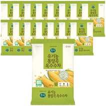 순작 유기농 통알곡 옥수수차, 16개, 500g