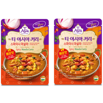 티아시아키친 스파이시 마살라 커리 분말, 100g, 2개