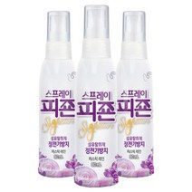 피죤 스프레이 섬유탈취제 미스틱레인향, 80ml, 3개