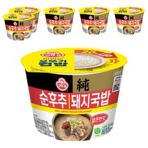 오뚜기 컵밥 얼큰 순후추 돼지국밥, 6개, 311.5g 상품 사진