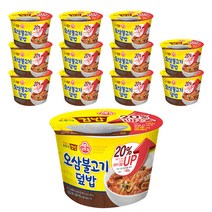 오뚜기 맛있는 컵밥 오삼불고기덮밥, 310g, 12개