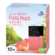 에어후레쉬 젤로포트 방향제, 120g, 10개, 후루티 피치