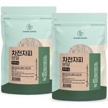 Charm Goods 차전자피 분말, 500g, 2개