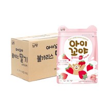 아이꼬야 불가리스 요거트 과자 17 g, 딸기, 8개