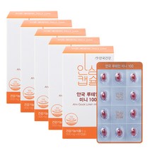안국건강 New 루테인 미니 100, 60정, 5박스