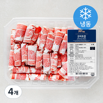 굿미트찹 우삼겹 돌돌말이 구이용 (냉동), 500g, 4개