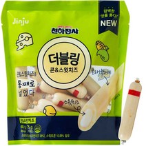 진주햄 천하장사 더블링 콘&스윗치즈, 400g, 1개