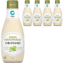 청정원 프레시 마요네즈, 500g, 5개