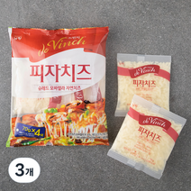 드빈치 치즈명장 피자치즈, 280g, 3개