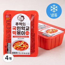 추억의 국민학교 떡볶이 오리지널 (냉동), 600g, 4개