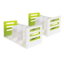 카파맥스 데코 4단 책꽂이 2p, 연두