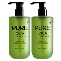 퓨어 시카 핸드솝 레몬 & 라임, 2개, 300ml