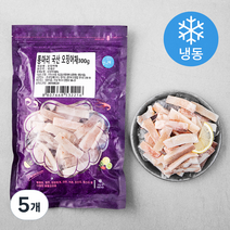 알찬해 통마리 손질 국산 오징어채 (냉동), 300g, 5개